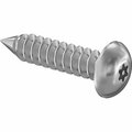 Bsc Preferred Tamper-Resistant Torx Rounded Head Screws for Sheet Metal 18-8 Stainless ST No12 Screw 1 L, 10PK 95638A335